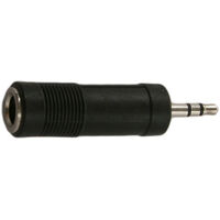 3.5MM STEREO PLUG TO 6.3MM STEREO SOCKET 