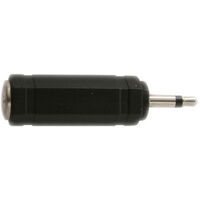 3.5MM MONO PLUG TO 6.35MM MONO SOCKET 