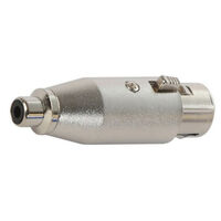 3 PIN XLR FEMALE TO RCA SOCKET 