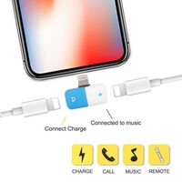 COMPACT DUAL APPLE LIGHTNING® ADAPTOR 