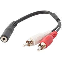 RCA TO STEREO SOCKET ADAPTOR LEAD 