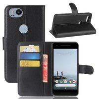 LITCHI TEXTURE HORIZONTAL FLIP LEATHER CASE WITH CARD HOLDER & STAND 