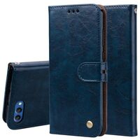 CRAZY HORSE LEATHER WALLET CASE WITH CARD HOLDER & STAND 