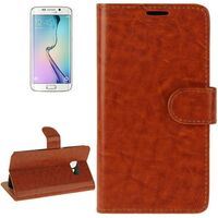 CRAZY HORSE LEATHER WALLET CASE WITH CARD HOLDER & STAND 