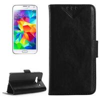 HORIZONTAL FLIP LEATHER CASE WITH CARD HOLDER & STAND 