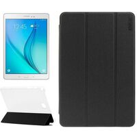 MULTI-FOLD LEATHER TABLET CASE AND STAND 