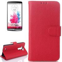 LITCHI TEXTURE HORIZONTAL FLIP LEATHER CASE WITH CARD HOLDER & STAND 