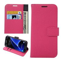 LITCHI TEXTURE HORIZONTAL FLIP LEATHER CASE WITH CARD HOLDER & STAND 