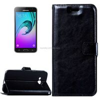 CRAZY HORSE LEATHER WALLET CASE WITH CARD HOLDER & STAND 