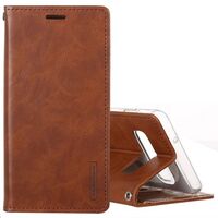 CRAZY HORSE LEATHER WALLET CASE WITH CARD HOLDER & STAND 