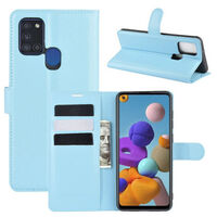 LEATHER CASE WITH POCKETS FOR GALAXY A21s 