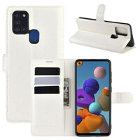 LEATHER CASE WITH POCKETS FOR GALAXY A21s 