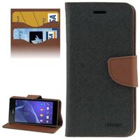 MERCURY DUAL COLOUR LEATHER WALLET CASE 