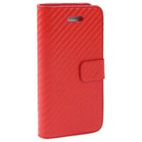 CARBON FIBRE TEXTURE HORIZONTAL FLIP LEATHER CASE 