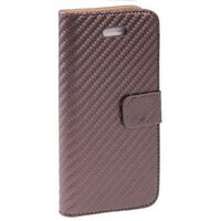 CARBON FIBRE TEXTURE HORIZONTAL FLIP LEATHER CASE 