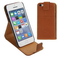 VERTICAL FLIP LEATHER CASE WITH STAND 