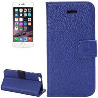 LITCHI TEXTURE HORIZONTAL FLIP LEATHER CASE WITH CARD HOLDER & STAND 