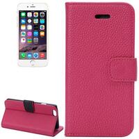 LITCHI TEXTURE HORIZONTAL FLIP LEATHER CASE WITH CARD HOLDER & STAND 