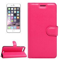 LITCHI TEXTURE HORIZONTAL FLIP LEATHER CASE WITH CARD HOLDER & STAND 