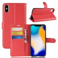 LITCHI TEXTURE HORIZONTAL FLIP LEATHER CASE FOR IPHONE XS MAX 