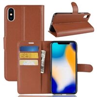 LITCHI TEXTURE HORIZONTAL FLIP LEATHER CASE FOR IPHONE XS MAX 