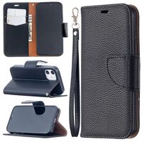 HORIZONTAL LEATHER CASE WITH CARD HOLDER FOR APPLE IPHONE 12 MINI 