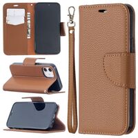 HORIZONTAL LEATHER CASE WITH CARD HOLDER FOR APPLE IPHONE 12 MINI 