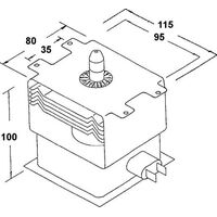 Tags Not-Inline Socket Not-Inline | Frequency: 2458MHz | Power: 850W | To Replace A670-FOH, 2M107A325, 2M157M1, 2M161, 2M172FJB, 2M210M1 and more