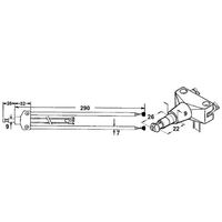 TELESCOPIC ANTENNA 290mm [x2] 