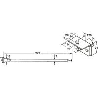 TELESCOPIC ANTENNA 275mm 