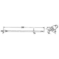 TELESCOPIC ANTENNA 255mm 