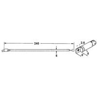 TELESCOPIC ANTENNA 240mm 