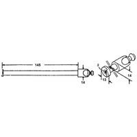 TELESCOPIC ANTENNA 145mm 