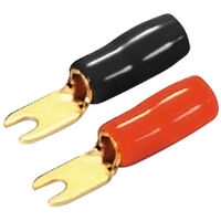 8 GAUGE FORK TERMINAL - 6 RED / 6 BLACK 