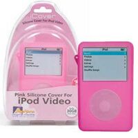 Pink Silicone Case 30GB To Suit iPod Video 