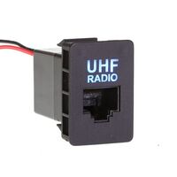 UHF RADIO MICROPHONE RJ45 PASS THROUGH CONNECTOR TO SUIT TOYOTA 