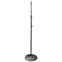 MICROPHONE TELESCOPIC FLOOR STAND WITH ROUND BASE 