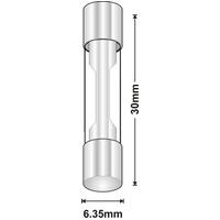 BOS Glass Fuse | Rating: 10 A | Dimensions: 6.35mm x 30mm