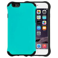 CURVED SILICON AND PLASTIC PROTECTIVE CASE FOR APPLE IPHONE 6 PLUS 