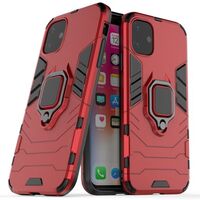 DUAL LAYER PROTECTIVE CASE FOR IPHONE 11 WITH RING / MAGNETIC HOLDER 