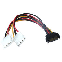 SATA POWER TO 2x MOLEX 