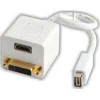 MINI-DVI TO DVI-D & HDMI FEMALE 