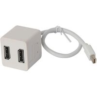 MINI-DISPLAYPORT TO DISPLAYPORT SPLITTER 