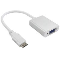 MINI HDMI M TO VGA F ADAPTOR ACTIVE 