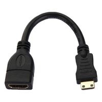 MINI-HDMI “C” TO HDMI “A” FEMALE ADAPTOR 