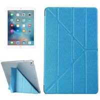 MULTI-FOLD LEATHER TABLET CASE AND STAND 