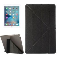 MULTI-FOLD LEATHER TABLET CASE AND STAND 