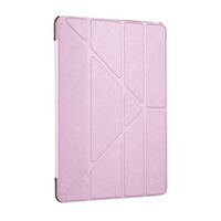 MULTI-FOLD LEATHER TABLET CASE AND STAND 