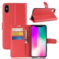 LITCHI TEXTURE HORIZONTAL FLIP LEATHER CASE FOR IPHONE X / XS 