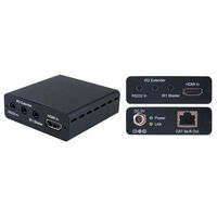 HDMI V1.4 OVER SINGLE CAT5E/6 EXTENDER WITH IR & RS232 